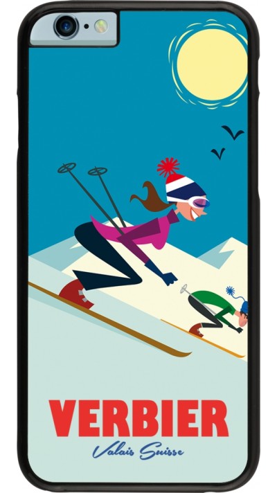 iPhone 6/6s Case Hülle - Verbier Ski Downhill