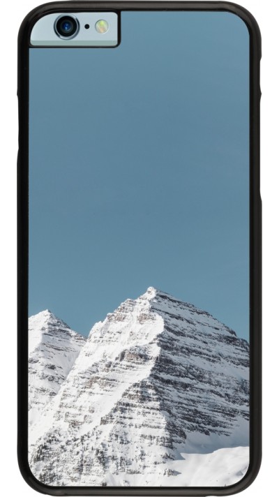 iPhone 6/6s Case Hülle - Winter 22 blue sky mountain
