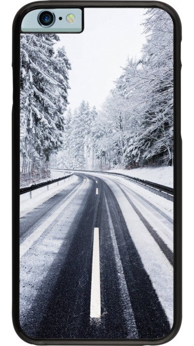 iPhone 6/6s Case Hülle - Winter 22 Snowy Road