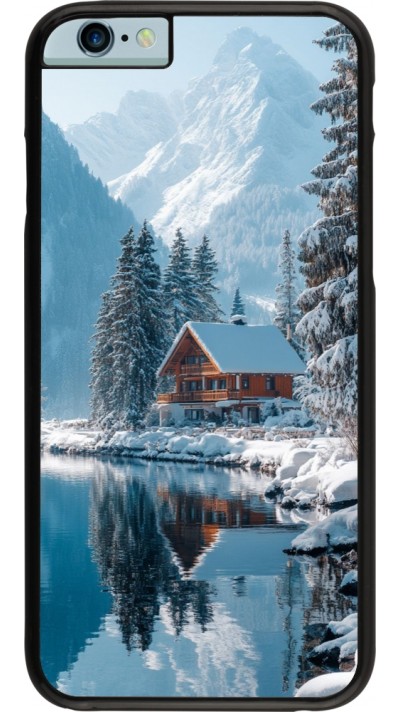 iPhone 6/6s Case Hülle - Winter 25 Winter house forest day