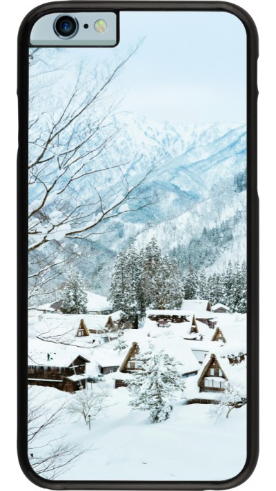 iPhone 6/6s Case Hülle - Winter 25 Winter snowy landscape
