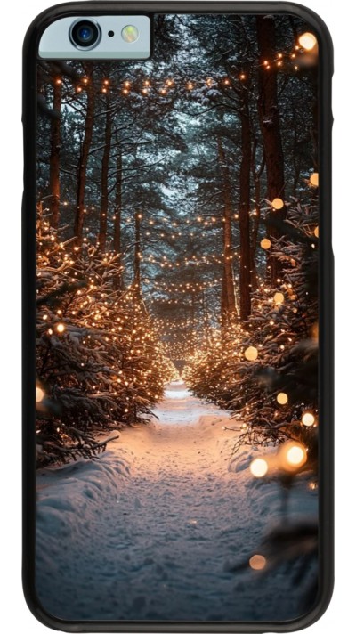 iPhone 6/6s Case Hülle - Winter 25 Winter snowy road