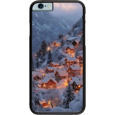 iPhone 6/6s Case Hülle - Winter 25 Winter snowy village