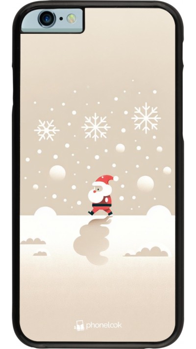 iPhone 6/6s Case Hülle - Weihnachten 2023 Minimalistischer Weihnachtsmann