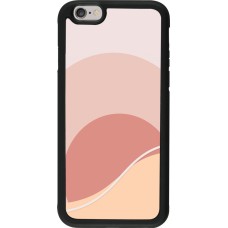 iPhone 6/6s Case Hülle - Silikon schwarz Autumn 22 abstract sunrise
