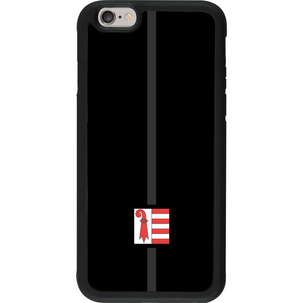 iPhone 6/6s Case Hülle - Silikon schwarz Kanton JU schwarz