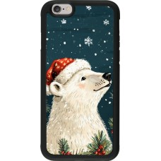 iPhone 6/6s Case Hülle - Silikon schwarz Christmas 25 Bear