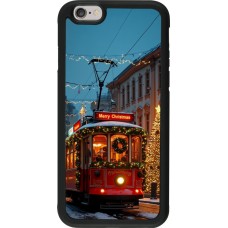 iPhone 6/6s Case Hülle - Silikon schwarz Christmas 25 Xmas Train