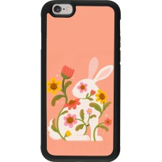 iPhone 6/6s Case Hülle - Silikon schwarz Easter 2026 Rabbit collage
