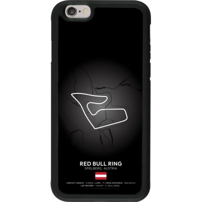 iPhone 6/6s Case Hülle - Silikon schwarz F1 Track 2025 Austria