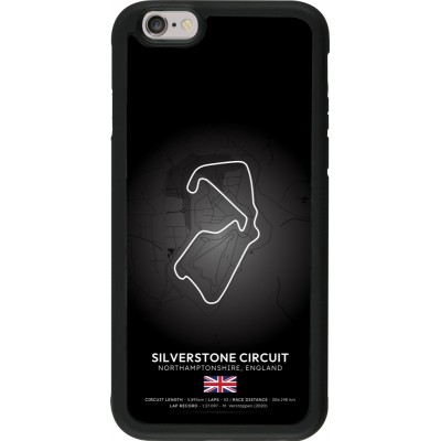 iPhone 6/6s Case Hülle - Silikon schwarz F1 Track 2025 Great Britan