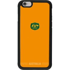 iPhone 6/6s Case Hülle - Silikon schwarz Australien 2026 personalisierbares Fussballtrikot