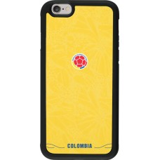 iPhone 6/6s Case Hülle - Silikon schwarz Kolumbien 2026 personalisierbares Fussballtrikot