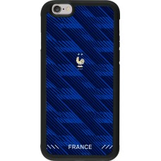 iPhone 6/6s Case Hülle - Silikon schwarz Frankreich 2026 personalisierbares Fussballtrikot