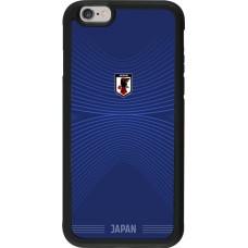iPhone 6/6s Case Hülle - Silikon schwarz Japan 2026 personalisierbares Fussballtrikot