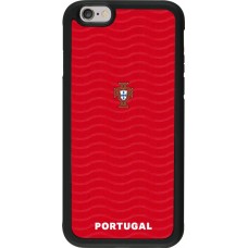 iPhone 6/6s Case Hülle - Silikon schwarz Portugal 2026 personalisierbares Fussballtrikot