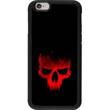 iPhone 6/6s Case Hülle - Silikon schwarz Halloween 2023 scary skull