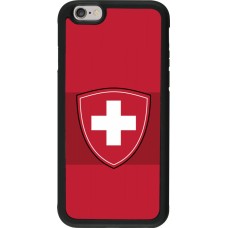 iPhone 6/6s Case Hülle - Silikon schwarz Hockey World Championship Ecusson Suisse