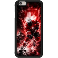 iPhone 6/6s Case Hülle - Silikon schwarz Hockey World Championship Player