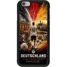 iPhone 6/6s Case Hülle - Silikon schwarz Fussball Deutschland splash 2026