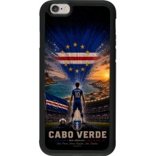 iPhone 6/6s Case Hülle - Silikon schwarz Fussball Kap Verde splash 2026
