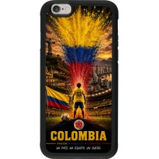 iPhone 6/6s Case Hülle - Silikon schwarz Fussball Kolumbien splash 2026