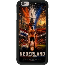 iPhone 6/6s Case Hülle - Silikon schwarz Fussball Niederlande splash 2026
