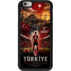 iPhone 6/6s Case Hülle - Silikon schwarz Fussball Türkei splash 2026