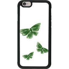iPhone 6/6s Case Hülle - Silikon schwarz Butterflies 2026