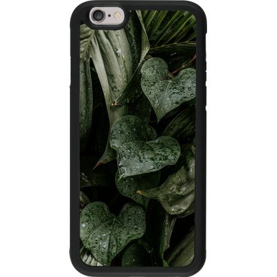 iPhone 6/6s Case Hülle - Silikon schwarz Spring 23 fresh plants