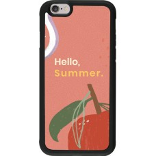 iPhone 6/6s Case Hülle - Silikon schwarz Summer 2025 Hello summer