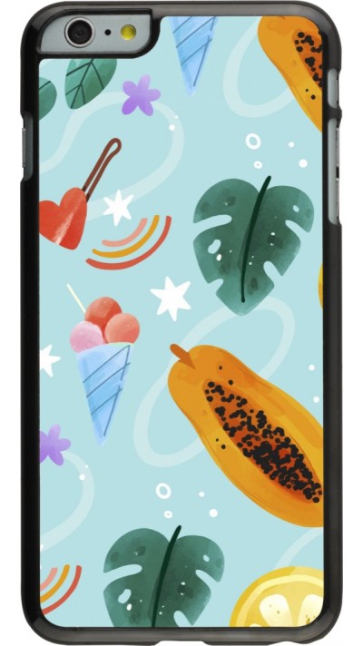 iPhone 6 Plus / 6s Plus Case Hülle - Summer 2025 Pattern papaya