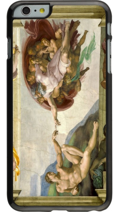 iPhone 6 Plus / 6s Plus Case Hülle - Kunstbild - Die Erschaffung Adams - Michelangelo