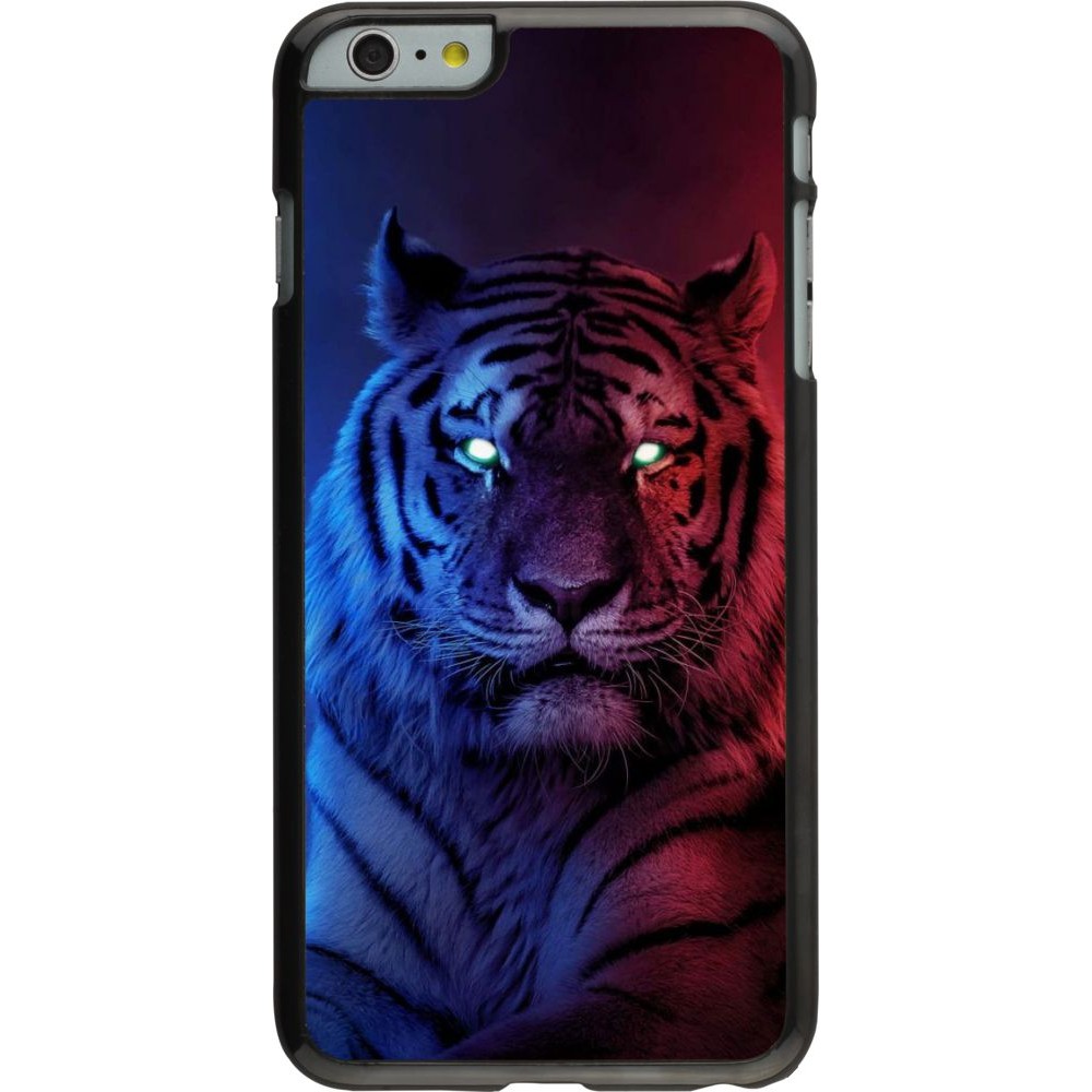 Hülle iPhone 6 Plus / 6s Plus - Tiger Blue Red