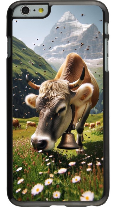 iPhone 6 Plus / 6s Plus Case Hülle - Kuh Berg Wallis