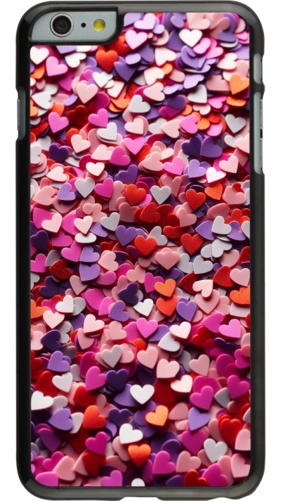 iPhone 6 Plus / 6s Plus Case Hülle - Valentin 2025 Konfetti