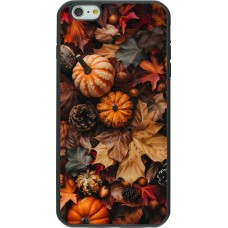 iPhone 6 Plus / 6s Plus Case Hülle - Silikon schwarz Autumn 25 Pumpkin