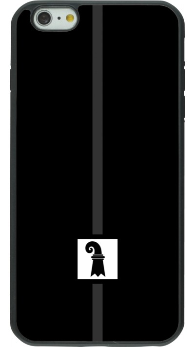 iPhone 6 Plus / 6s Plus Case Hülle - Silikon schwarz Kanton BS schwarz