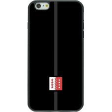 iPhone 6 Plus / 6s Plus Case Hülle - Silikon schwarz Kanton VS schwarz