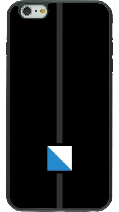 iPhone 6 Plus / 6s Plus Case Hülle - Silikon schwarz Kanton ZH schwarz