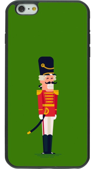 iPhone 6 Plus / 6s Plus Case Hülle - Silikon schwarz Christmas 25 Nutcracker Green