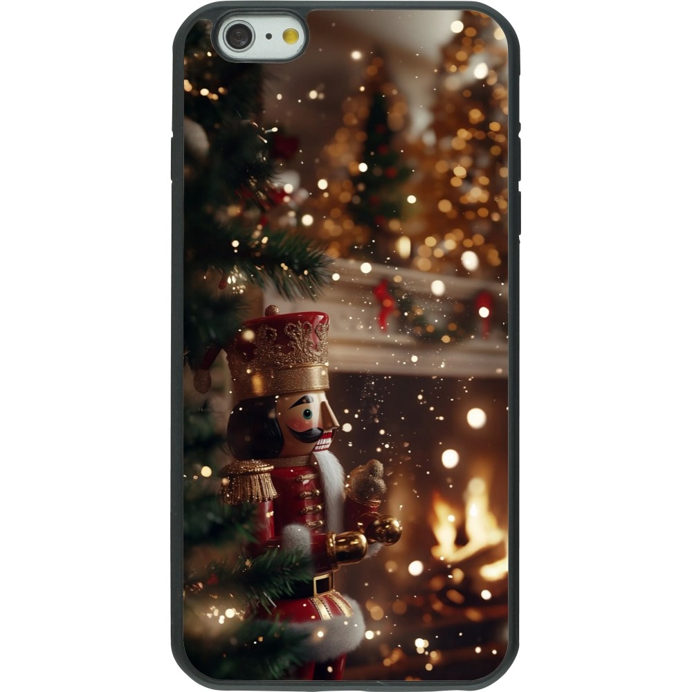 iPhone 6 Plus / 6s Plus Case Hülle - Silikon schwarz Christmas 25 Xmas Nutcracker