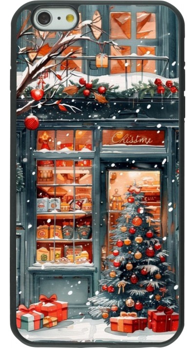 iPhone 6 Plus / 6s Plus Case Hülle - Silikon schwarz Christmas 25 Xmas Shop