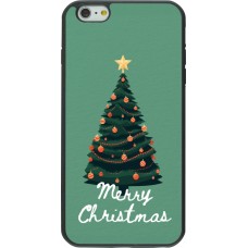 iPhone 6 Plus / 6s Plus Case Hülle - Silikon schwarz Christmas 25 Xmas Tree