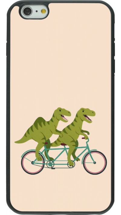 iPhone 6 Plus / 6s Plus Case Hülle - Silikon schwarz Dinosaurs on bikes 2026