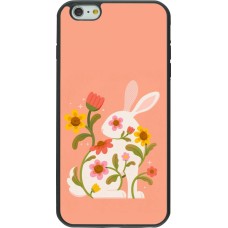 iPhone 6 Plus / 6s Plus Case Hülle - Silikon schwarz Easter 2026 Rabbit collage