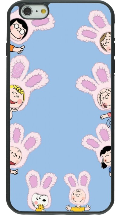 iPhone 6 Plus / 6s Plus Case Hülle - Silikon schwarz Easter 2026 Snoopy