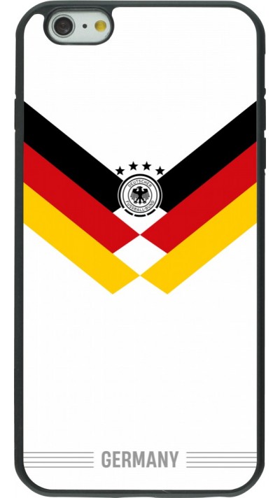 iPhone 6 Plus / 6s Plus Case Hülle - Silikon schwarz Deutschland 2026 personalisierbares Fussballtrikot