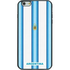 iPhone 6 Plus / 6s Plus Case Hülle - Silikon schwarz Argentinien 2026 personalisierbares Fussballtrikot