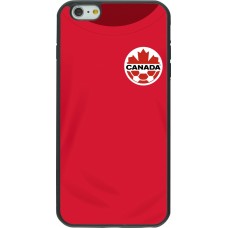 iPhone 6 Plus / 6s Plus Case Hülle - Silikon schwarz Kanada 2022 personalisierbares Fussballtrikot